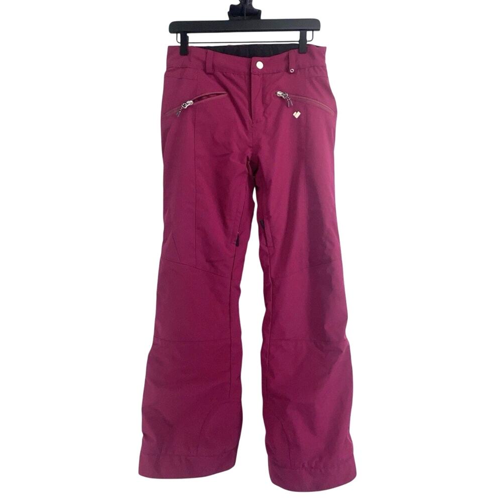 OBERMEYER 35022 TEEN GIRLS Large JESSI SNOWPANTS FEEL THE BEET
